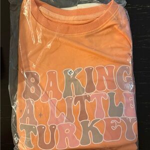 Baking a Little Turkey Pregnancy Crewneck